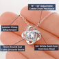 To My Daughter | Constantly on my Mind | Love Knot Necklace | Gift From Mum