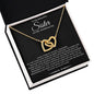 Wedding Day | Little Secrets | Interlocking Hearts Necklace | Black Card