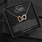 Wedding Day | Little Secrets | Interlocking Hearts Necklace | Black Card