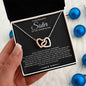 Wedding Day | Little Secrets | Interlocking Hearts Necklace | Black Card
