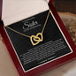 Wedding Day | Little Secrets | Interlocking Hearts Necklace | Black Card