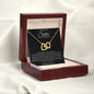 Wedding Day | Little Secrets | Interlocking Hearts Necklace | Black Card