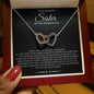 Wedding Day | Little Secrets | Interlocking Hearts Necklace | Black Card