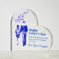 Love to the Moon & Back | Acrylic Plaque | Father's Day | Gift from Daughter