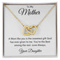 To My Mother | From Daughter | Interlocking Hearts Necklace | Mother's Day