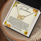 To My Gorgeous Grandma | My Love For You Will Never Die | Gift From Granddaughter | Interlocking Hearts Necklace - Billie Possum