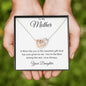 To My Mother | From Daughter | Interlocking Hearts Necklace | Mother's Day