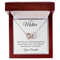 To My Mother | From Daughter | Interlocking Hearts Necklace | Mother's Day