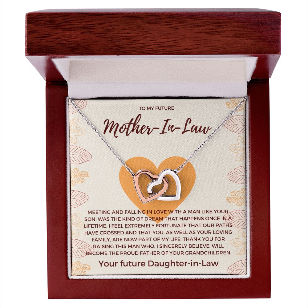 Future Mother in Law A Man like your Son Interlocking Hearts
