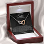 Wedding Day | Little Secrets | Interlocking Hearts Necklace | Black Card