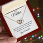 To My Mother | From Daughter | Interlocking Hearts Necklace | Mother's Day