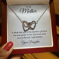 To My Mother | From Daughter | Interlocking Hearts Necklace | Mother's Day