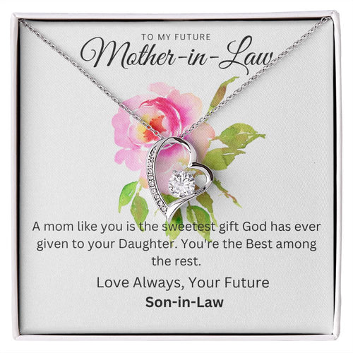 Future Mother-in-Law | God's Sweetest Gift | Forever Love Necklace | Gift from Son-in-Law - Billie Possum