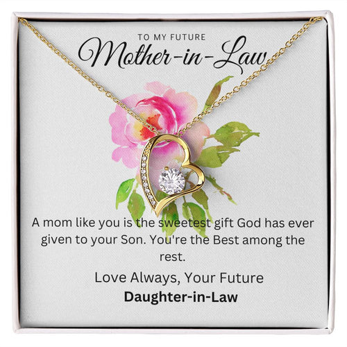 Future Mother-in-Law | God's Sweetest Gift | Forever Love Necklace | Gift from Daughter-in-Law - Billie Possum