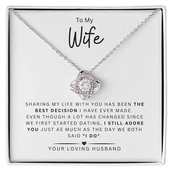 Magnetic Love Necklaces - Fishing - To My Wife - You Are Still My Best -  Gifts Holder
